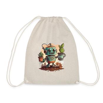 Floraison de robot - Sac de sport léger - nature - Devant
