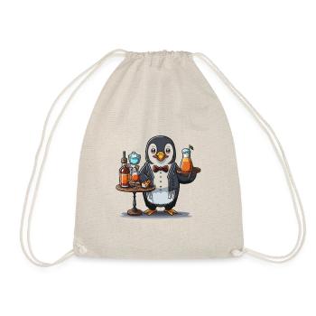 Penguins Pour - Drawstring Bag - nature - Front