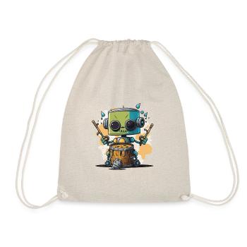 Beat Machine - Drawstring Bag - nature - Front