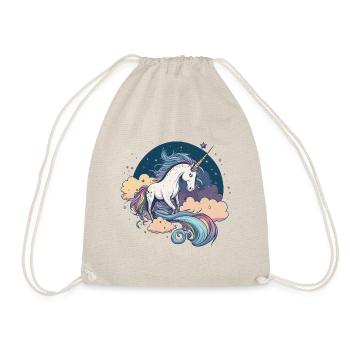 Licorne arc-en-ciel - Sac de sport léger - nature - Devant