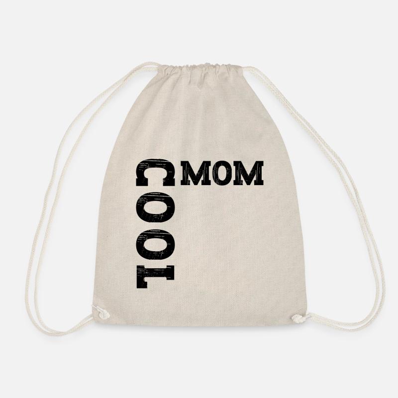 Cool Mom Mom Gift - Drawstring Bag - nature