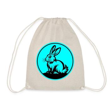 Hase Ostern Symbol - Turnbeutel - Natur - Vorne