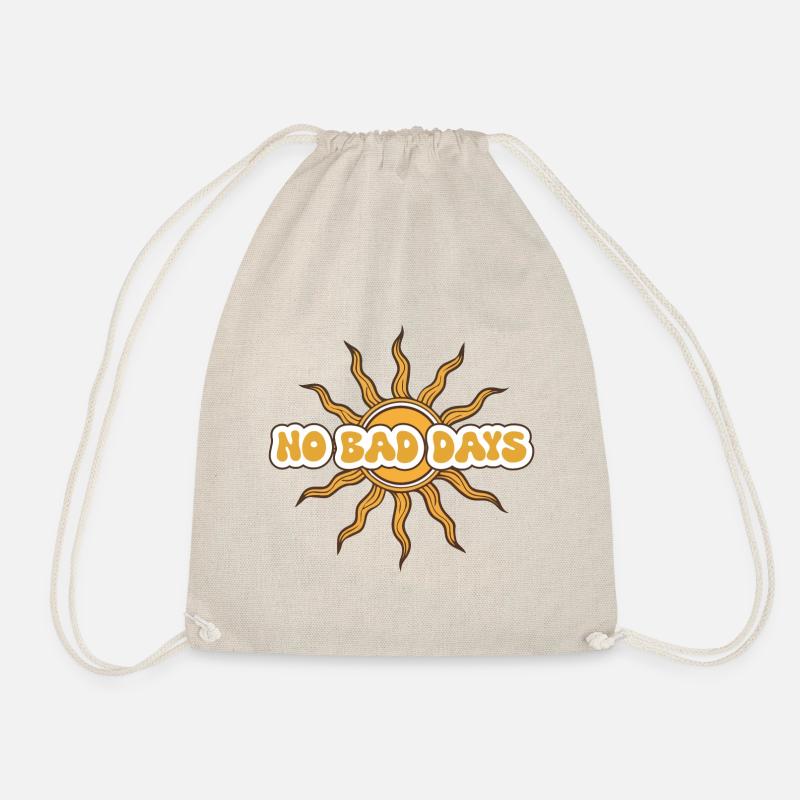No Bad Days - Drawstring Bag - nature