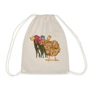 Poule Poulet du jardin printanier Poulet - Sac de sport léger - nature - Devant