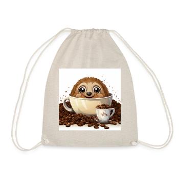 Le câlin de café - Sac de sport léger - nature - Devant