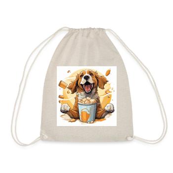 The Caffeine Dunker - Drawstring Bag - nature - Front