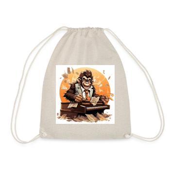 Der Koffein-Maestro - Turnbeutel - Natur - Vorne