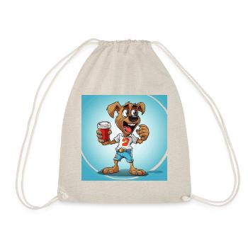 The Caffeine Boxer - Drawstring Bag - nature - Front