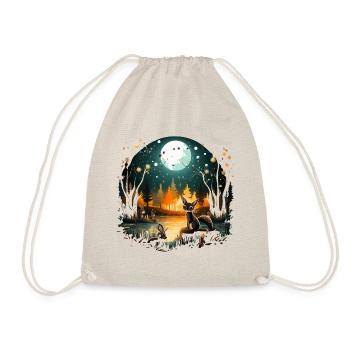 The Moonlit Fiesta - Drawstring Bag - nature - Front