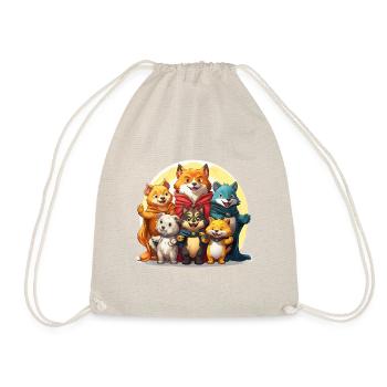 The Giggle-Inducing Disguises - Drawstring Bag - nature - Front