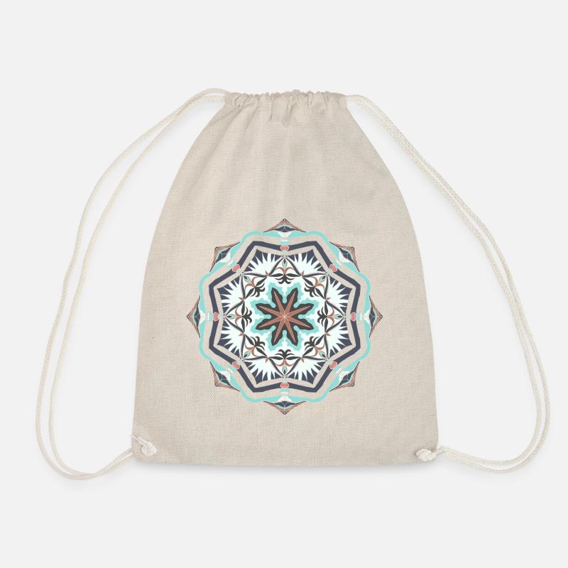 Seestern Mandala - Turnbeutel - Natur