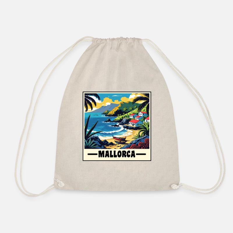 Majorca - Drawstring Bag - nature