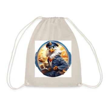 The Majestic Falcon Pilot - Drawstring Bag - nature - Front