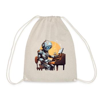 Le pianiste robotique - Sac de sport léger - nature - Devant