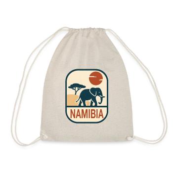 Namibia Elefant Afrika - Turnbeutel - Natur - Vorne