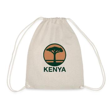 Kenya Tree Round - Drawstring Bag - nature - Front
