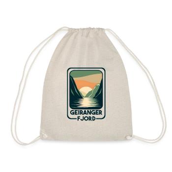 Geiranger Fjord - Drawstring Bag - nature - Front