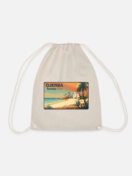 Djerba Tunesien - Turnbeutel - Natur