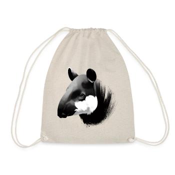Schabrackentapir - Turnbeutel - Natur - Vorne