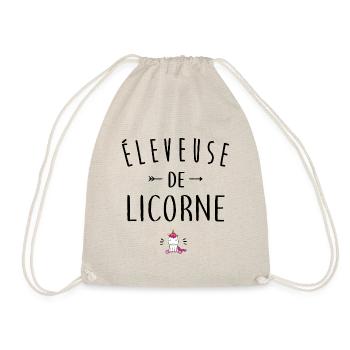 Éleveuse de licorne - Sac de sport léger - nature - Devant