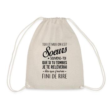 On est soeurs - Sac de sport léger - nature - Devant
