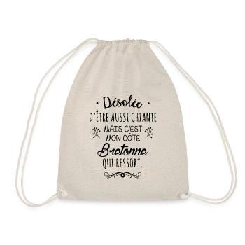 Mon côté Bretonne - Sac de sport léger - nature - Devant