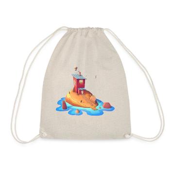 Little Island - Drawstring Bag - nature - Front