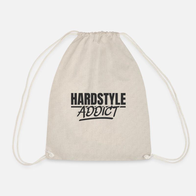 Hardstyle Merchandise | Hardstyle Addict | Junkie - Turnbeutel - Natur