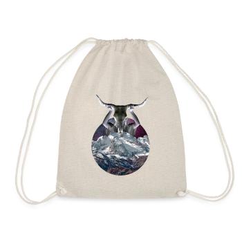 Mountain Demon in Alternative Circle Gift - Drawstring Bag - nature - Front