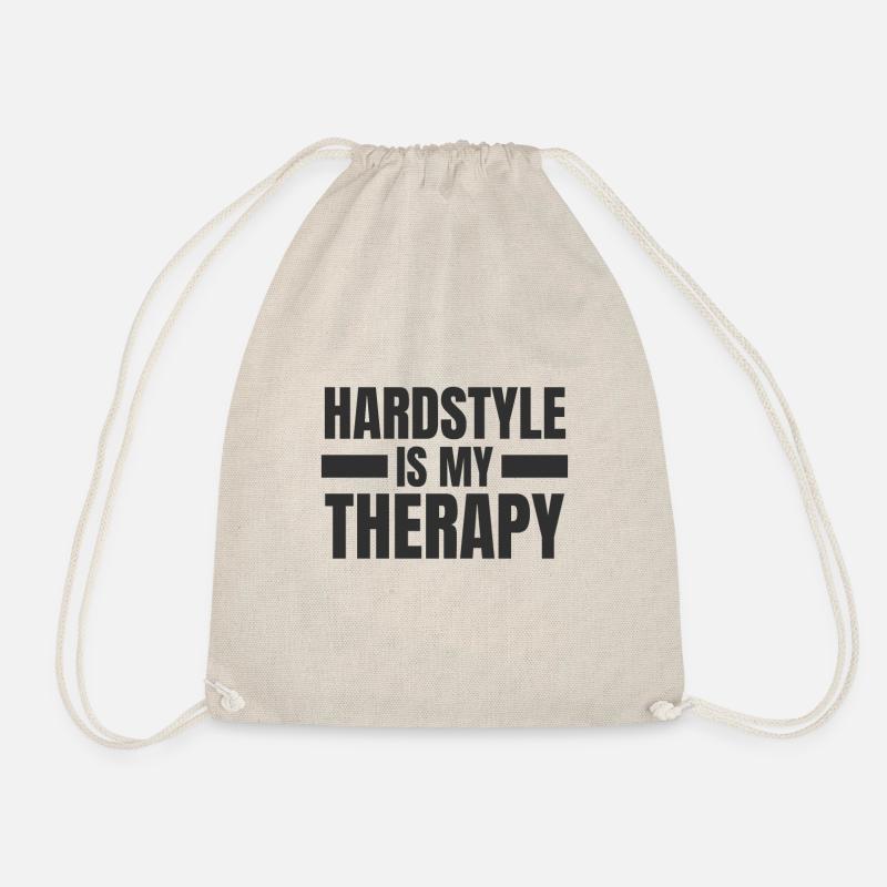 Hardstyle is my Therapy! Hardstyle Merchandise - Turnbeutel - Natur