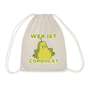 Qui est Cordula Gruen? Chemise de fête Cordula Green - Sac de sport léger - nature - Devant