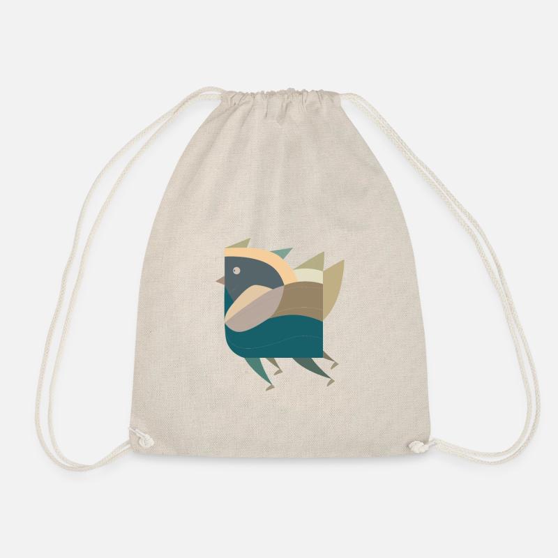 Flying Walking - Drawstring Bag - nature