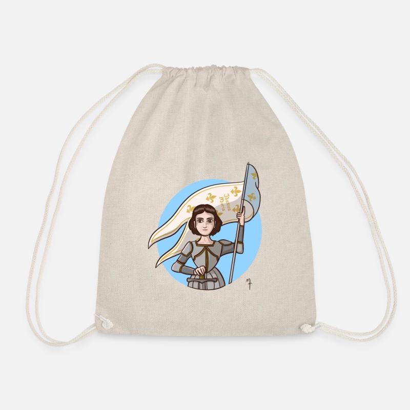 Jeanne D'Arc - Drawstring Bag - nature