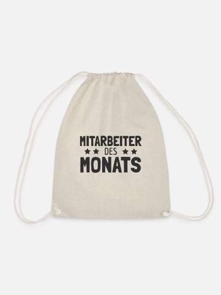 Mitarbeiter des Monats Auszeichnung Arbeit Job - Turnbeutel - Natur
