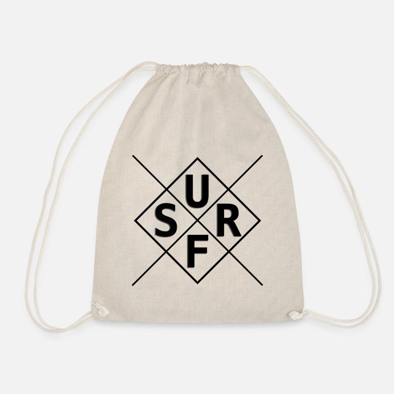 surfen - surfer - surf - Turnbeutel - Natur