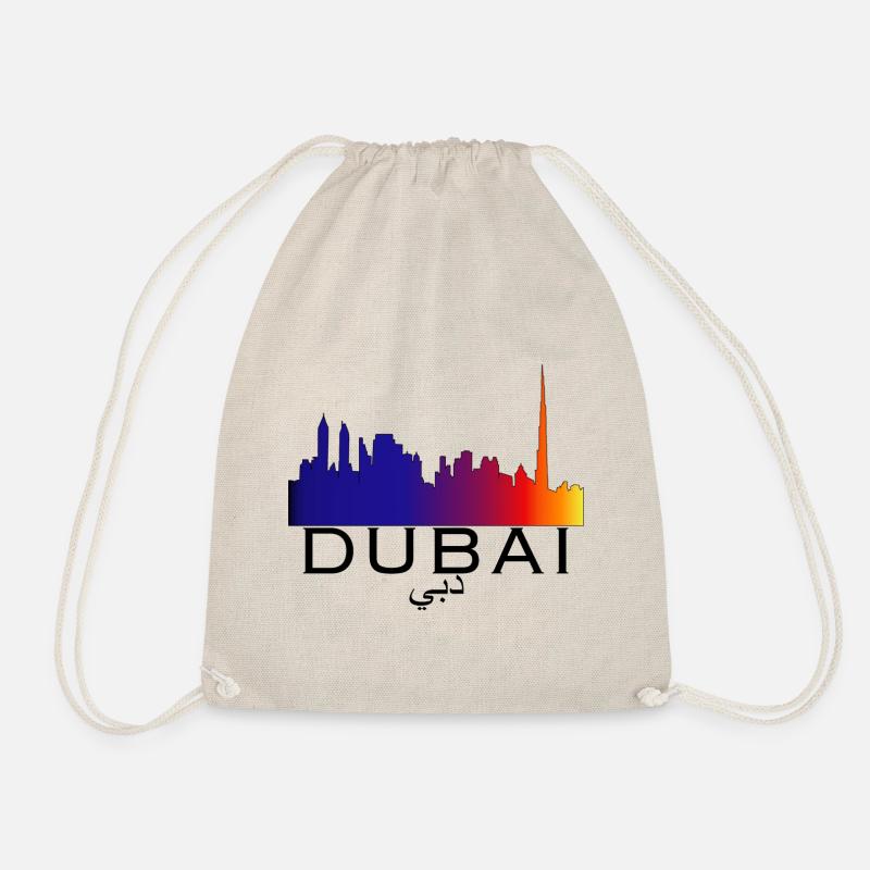 Dubai Skyline - Turnbeutel - Natur