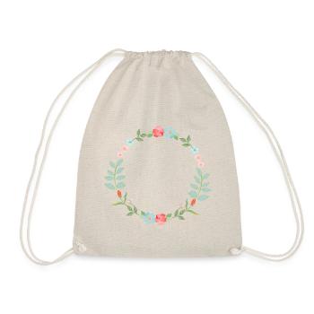 couronne de fleurs - Sac de sport léger - nature - Devant