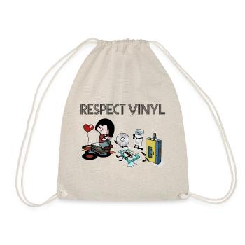 No Way • Respect Vinyl - Turnbeutel - Natur - Vorne