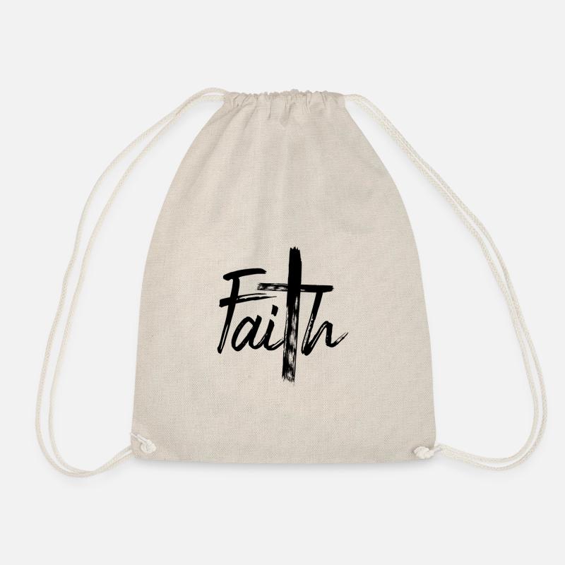 Faith - Glauben - Christlich - Turnbeutel - Natur