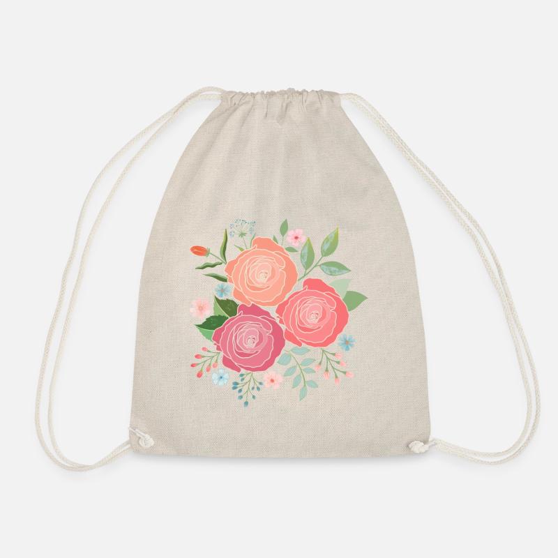 Flower magic - Drawstring Bag - nature