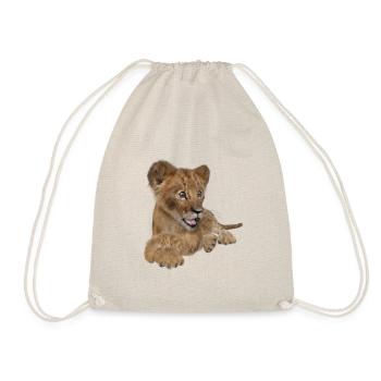 Cute lion cub - Drawstring Bag - nature - Front