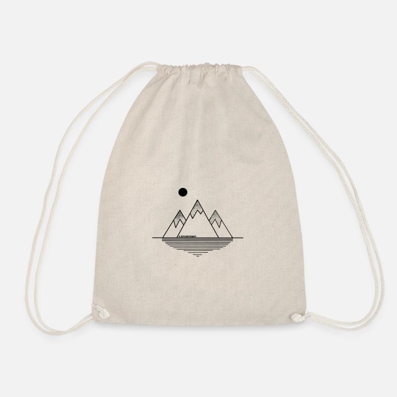 mountains - Drawstring Bag - nature