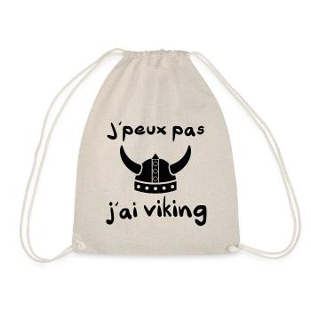 J'peux pas j'ai viking excuse pour voir une serie - Sac de sport léger - nature - Devant
