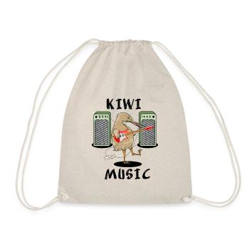 Kiwi Music - Drawstring Bag - nature - Front