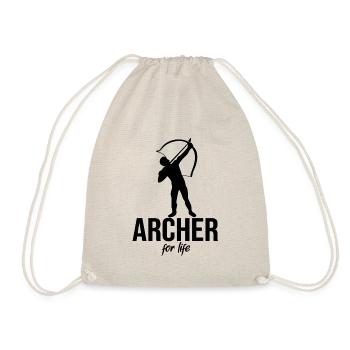 Archer for life - Drawstring Bag - nature - Front