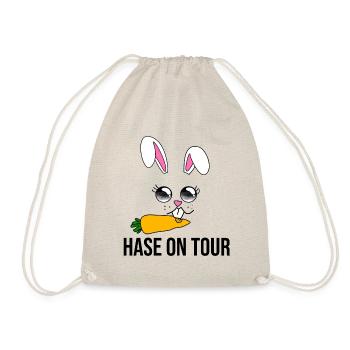 Hase on tour - Turnbeutel - Natur - Vorne