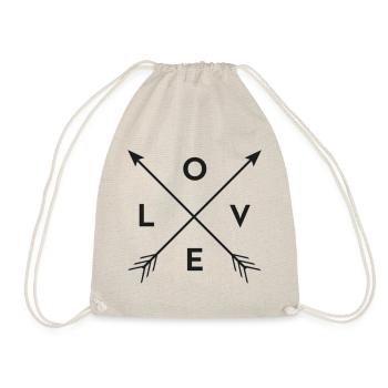 The Arrows of Love - Drawstring Bag - nature - Front