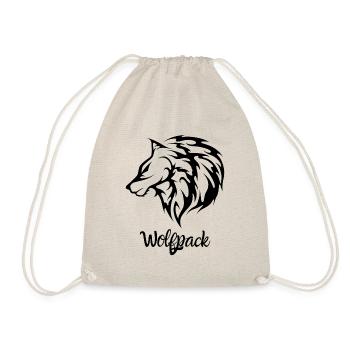 Wolf - Turnbeutel - Natur - Vorne