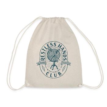 Restless Hands Club green #1 - Turnbeutel - Natur - Vorne