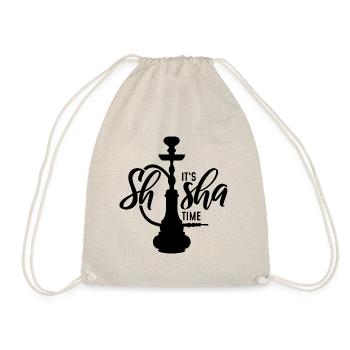 It's Shisha Time - Turnbeutel - Natur - Vorne